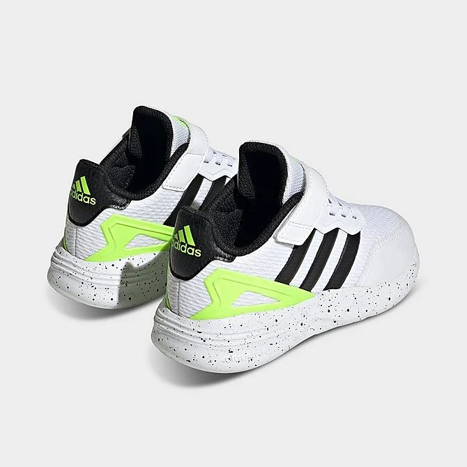 Little Kids' Adidas Nebzed Stretch Lace Casual Shoes Cloud White/Core Black/Lucid Lemon - IG0630P 100 5 Little Kids' Adidas Nebzed Stretch Lace Casual Shoes Cloud White/Core Black/Lucid Lemon - IG0630P 100 - Image 3