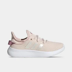 Little Kids' Adidas Cloudfoam Pure SPW Casual Shoes Wonder Quartz/Zero Metallic/Wonder Orchid - IG2423P 680