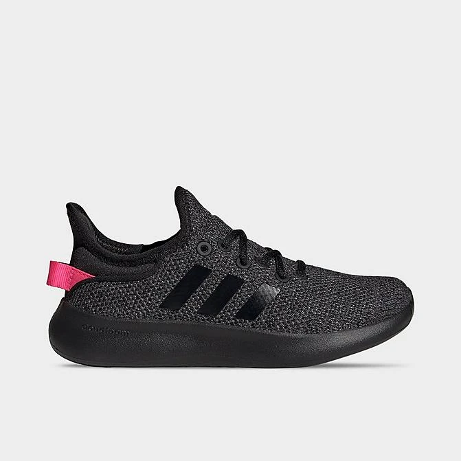 Little Kids' Adidas Cloudfoam Pure SPW Casual Shoes Black/Black/Lucid Pink - IG2427P 001 3 Little Kids' Adidas Cloudfoam Pure SPW Casual Shoes Black/Black/Lucid Pink - IG2427P 001