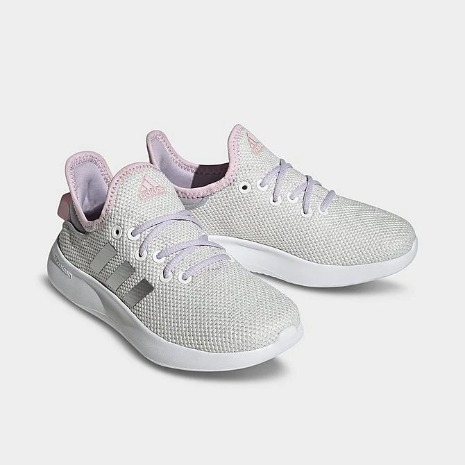 Big Kids' Adidas Cloudfoam Pure SPW Casual Shoes Grey/Bliss Lilac/White - IG2429 100 4 Big Kids' Adidas Cloudfoam Pure SPW Casual Shoes Grey/Bliss Lilac/White - IG2429 100 - Image 2
