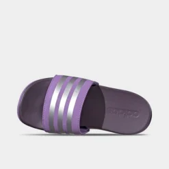Big Kids' Adidas Adilette Comfort Slide Sandals Magic Lilac/Zero Metallic - IG2574 500 12 Big Kids' Adidas Adilette Comfort Slide Sandals Magic Lilac/Zero Metallic - IG2574 500 -Default Template 7 IG2574 500 P5