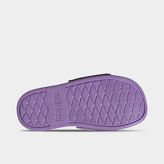 Big Kids' Adidas Adilette Comfort Slide Sandals Magic Lilac/Zero Metallic - IG2574 500 8 Big Kids' Adidas Adilette Comfort Slide Sandals Magic Lilac/Zero Metallic - IG2574 500 - Image 6
