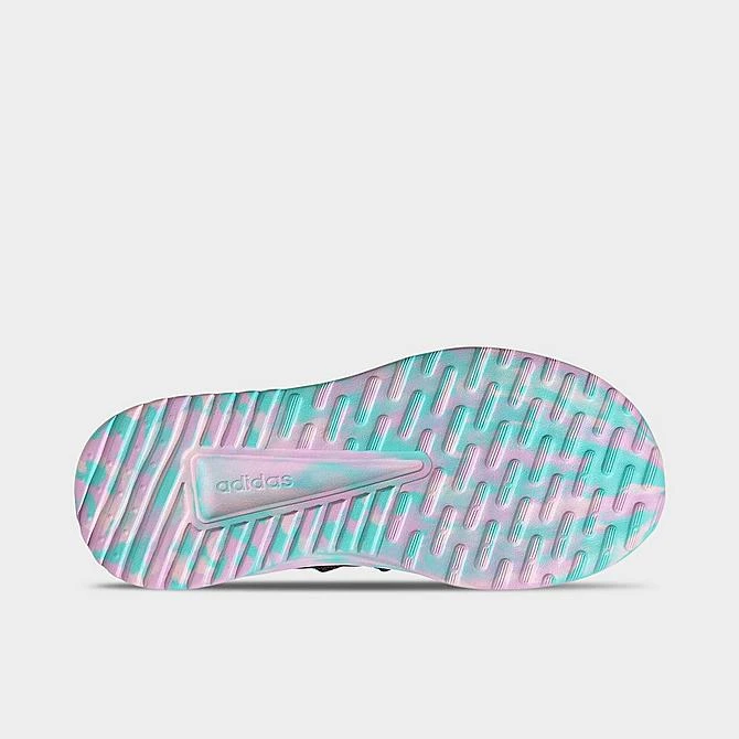 Little Kids' Adidas Lite Racer Adapt 5.0 Stretch Lace Casual Shoes Core Black/Clear Pink/Flash Aqua - IG5399P 001 8 Little Kids' Adidas Lite Racer Adapt 5.0 Stretch Lace Casual Shoes Core Black/Clear Pink/Flash Aqua - IG5399P 001 - Image 6