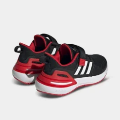 Little Kids' Adidas X Marvel Spider-Man RapidaSport Bounce Sport Stretch Lace Casual Shoes Black/White/Better Scarlet - IG7175P 001 -Default Template 7 IG7175P 001 P4