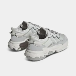 Big Kids' Adidas Originals Ozweego Casual Shoes Grey/Grey/Grey - IG7419 056 -Default Template 7 IG7419 056 P4