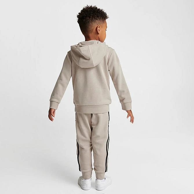 Little Kids' Adidas Originals Adicolor Hoodie And Jogger Pants Set Wonder Beige - IJ5483 264 4 Little Kids' Adidas Originals Adicolor Hoodie And Jogger Pants Set Wonder Beige - IJ5483 264 - Image 2