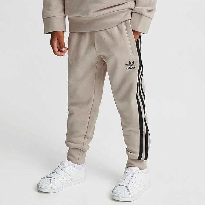 Little Kids' Adidas Originals Adicolor Hoodie And Jogger Pants Set Wonder Beige - IJ5483 264 6 Little Kids' Adidas Originals Adicolor Hoodie And Jogger Pants Set Wonder Beige - IJ5483 264 - Image 4