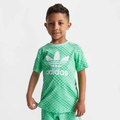 Kids' Toddler Adidas Originals Monogram T-Shirt And Shorts Set Green - IJ7125 333 10 Kids' Toddler Adidas Originals Monogram T-Shirt And Shorts Set Green - IJ7125 333 -Default Template 7 IJ7125 333 M3