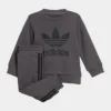Infant Adidas Originals Crewneck Sweatshirt And Jogger Pants Set Grey Five - IJ9849N 026 -Default Template 7 IJ9849N 026 M1