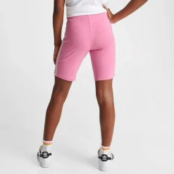 Girls' Adidas Originals 3-Stripes Trefoil Mid-Rise Bike Shorts Bliss Pink - IK7528 680 -Default Template 7 IK7528 680 M4