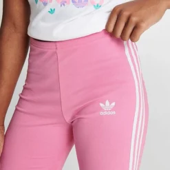 Girls' Adidas Originals 3-Stripes Trefoil Mid-Rise Bike Shorts Bliss Pink - IK7528 680 -Default Template 7 IK7528 680 M5