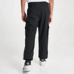 Kids' Adidas Originals Adicolor Woven Cargo Jogger Pants Black/White - IL1846 001 -Default Template 7 IL1846 001 M4