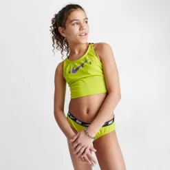 Girls' Nike Swim Crossback Midkini Set Neon - NESSD724 327 -Default Template 7 NESSD724 327 M3