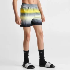 Boys' Nike Horizon Stripe Swim Shorts Grey/Yellow/Black - NESSD799 001 -Default Template 7 NESSD799 001 M3