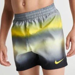 Boys' Nike Horizon Stripe Swim Shorts Grey/Yellow/Black - NESSD799 001 -Default Template 7 NESSD799 001 M5