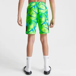 Boys' Nike Tie Dye Swoosh Cargo Swim Shorts Green/Blue - NESSD801 370 -Default Template 7 NESSD801 370 M4