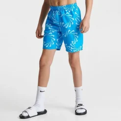 Boys' Nike Swoosh Line Volley 7" Swim Shorts Blue - NESSD804 480 -Default Template 7 NESSD804 480 M3