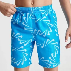 Boys' Nike Swoosh Line Volley 7" Swim Shorts Blue - NESSD804 480 -Default Template 7 NESSD804 480 M5