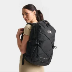 The North Face Jester Luxe Backpack (27L) TNF Black/Burnt Coral Metallic - NF0A81E6 001