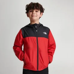 Boys' The North Face Reactor Wind Jacket Red/Black - NF0A82FK 610 -Default Template 7 NF0A82FK 610 M3