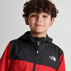 Boys' The North Face Reactor Wind Jacket Red/Black - NF0A82FK 610 -Default Template 7 NF0A82FK 610 M5