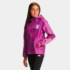 Girls' The North Face Zipline Rain Jacket Purple Cactus Flower - NF0A82RW 520 -Default Template 7 NF0A82RW 520 M2