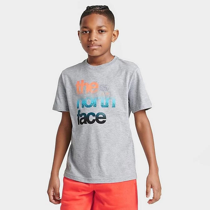 Kids' The North Face Graphic T-Shirt TNF Light Grey Heather/LED Yellow - NF0A82T8 050 3 Kids' The North Face Graphic T-Shirt TNF Light Grey Heather/LED Yellow - NF0A82T8 050