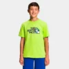 Boys' The North Face Graphic Short Sleeve T-Shirt LED Yellow/TNF Black/Summit Navy - NF0A82T8 730 -Default Template 7 NF0A82T8 730 M1