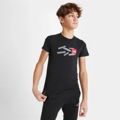 Kids' The North Face Sticker Toss T-Shirt Black - NF0A83E1 001 -Default Template 7 NF0A83E1 001 M3