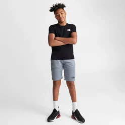 Boys' The North Face Ampere Shorts Tradewinds Grey - NF0A83GZ 030 -Default Template 7 NF0A83GZ 030 M2