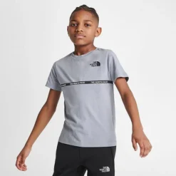 Boys' The North Face Ampere T-Shirt Tradewinds Grey - NF0A83H1 030 -Default Template 7 NF0A83H1 030 M3