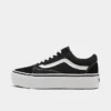 Women's Vans Old Skool Platform Casual Shoes Black/White - OLDSKLW Y28 -Default Template 7 OLDSKLW Y28 P1