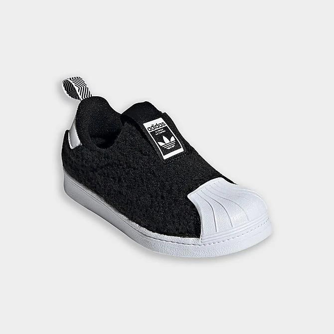 Little Kids' Adidas Originals Superstar 360 Slip-On Casual Shoes Black/Black/White - Q46315 001 4 Little Kids' Adidas Originals Superstar 360 Slip-On Casual Shoes Black/Black/White - Q46315 001 - Image 2