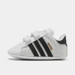 Infant Adidas Originals Superstar Crib Shoes Cloud White/Core Black/Cloud White - S79916 WBL