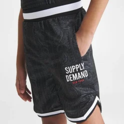 Boys' Supply & Demand Paisley Basketball Shorts Black - SUJ16556 090 -Default Template 7 SUJ16556 090 M5