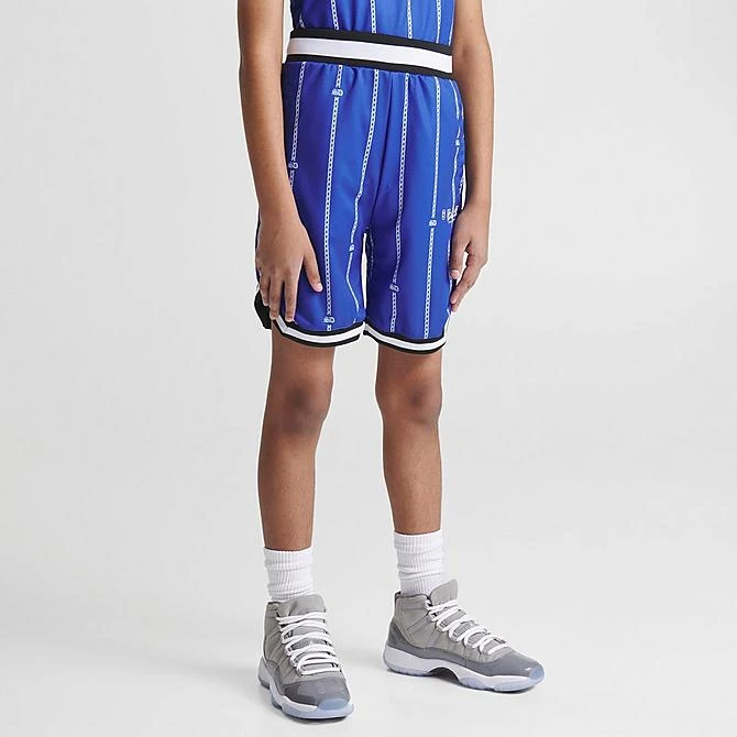 Boys' Supply & Demand Pinstripe Basketball Shorts Blue - SUJ16558 101 5 Boys' Supply & Demand Pinstripe Basketball Shorts Blue - SUJ16558 101 - Image 3