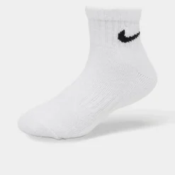 Little Kids' Nike Dri-FIT Ankle Socks (6-Pack) White - UN0018 001 -Default Template 7 UN0018 001 P2