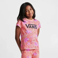 Girls' Vans Rose Camo Print Mini T-Shirt Cyclamen - VN00040U 660 -Default Template 7 VN00040U 660 M3