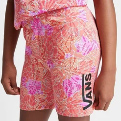 Girls' Vans Rose Camo Print Bike Shorts Cyclamen - VN00073Z 660 -Default Template 7 VN00073Z 660 M5