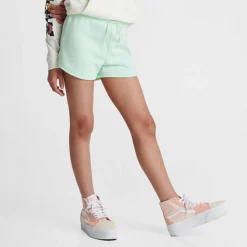 Girls' Vans Cozy Time Shorts Clearly Aqua - VN00076W 420 -Default Template 7 VN00076W 420 M3