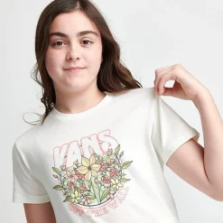 Girls' Vans Rock Floral T-Shirt Marshmallow - VN000772 100 -Default Template 7 VN000772 100 M5