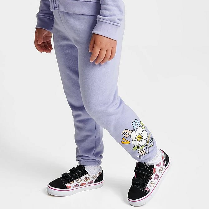 Girls' Toddler And Little Girls' Vans Skate Fleur Jogger Pants Sweet Lavender - VN00079D 510 3 Girls' Toddler And Little Girls' Vans Skate Fleur Jogger Pants Sweet Lavender - VN00079D 510