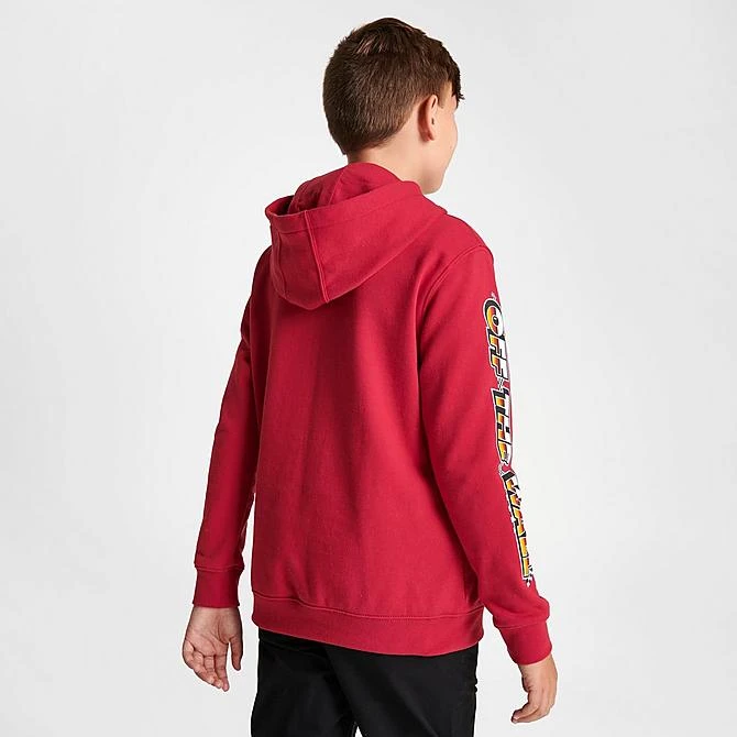Kids' Vans Hole Shot Pullover Hoodie Red - VN00087W 601 6 Kids' Vans Hole Shot Pullover Hoodie Red - VN00087W 601 - Image 4