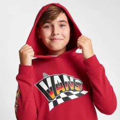 Kids' Vans Hole Shot Pullover Hoodie Red - VN00087W 601 12 Kids' Vans Hole Shot Pullover Hoodie Red - VN00087W 601 -Default Template 7 VN00087W 601 M5