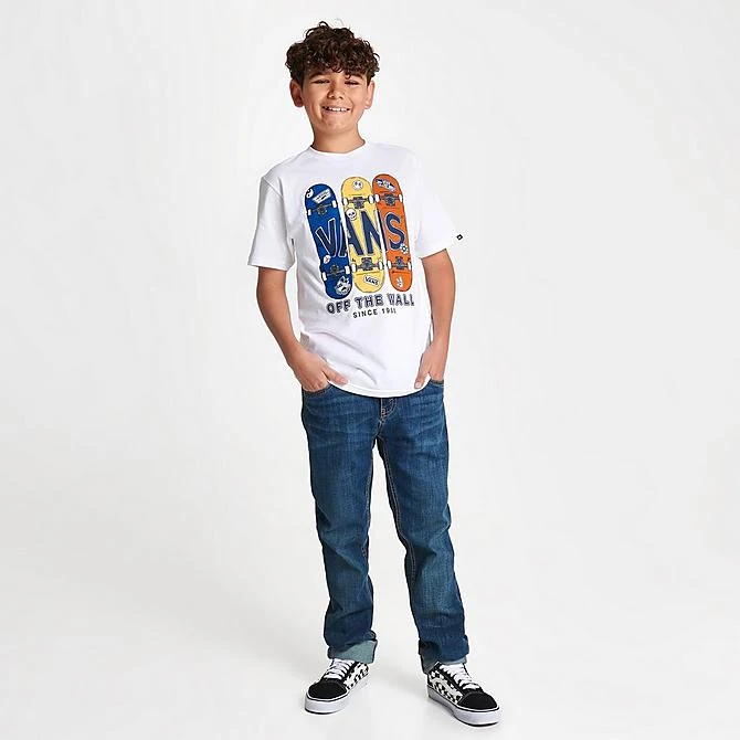 Kids' Vans Boardview T-Shirt White - VN00089C 100 4 Kids' Vans Boardview T-Shirt White - VN00089C 100 - Image 2