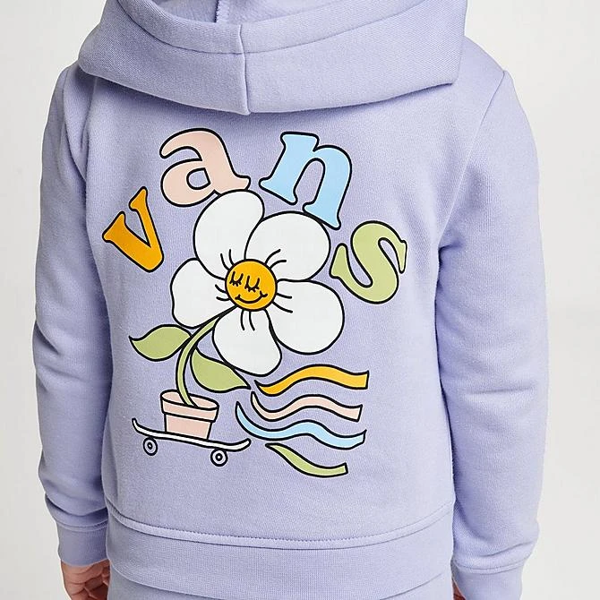 Girls' Toddler And Little Girls' Vans Skate Fleur Full-Zip Hoodie Sweet Lavender - VN000AE9 510 7 Girls' Toddler And Little Girls' Vans Skate Fleur Full-Zip Hoodie Sweet Lavender - VN000AE9 510 - Image 5