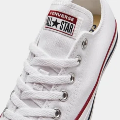 Women's Converse Chuck Taylor Low Top Casual Shoes (Big Kids' Sizes Available) Optical White - W7652 OPT -Default Template 7 W7652 OPT P3