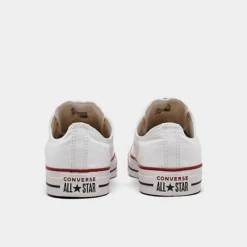 Women's Converse Chuck Taylor Low Top Casual Shoes (Big Kids' Sizes Available) Optical White - W7652 OPT -Default Template 7 W7652 OPT P4