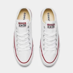 Women's Converse Chuck Taylor Low Top Casual Shoes (Big Kids' Sizes Available) Optical White - W7652 OPT -Default Template 7 W7652 OPT P5