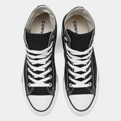 Women's Converse Chuck Taylor High Top Casual Shoes (Big Kids' Sizes Available) Black - W9160 BLK -Default Template 7 W9160 BLK P5